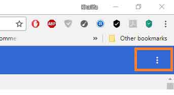 google chrome bookmark settings
